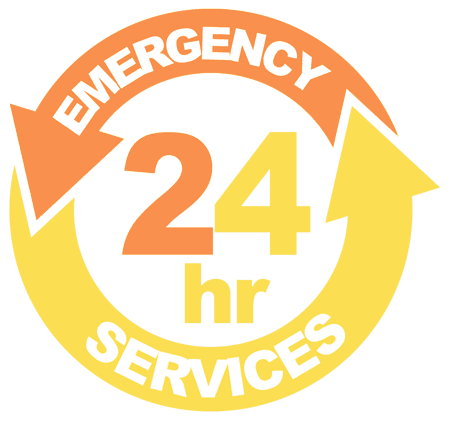 24 hour emergency service icon